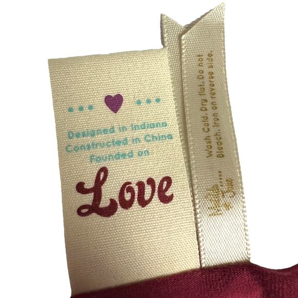 Matilda Jane Character Counts Shirt Maroon Long Sleeve Button Cuff Top Women's M - Picture 8 of 13